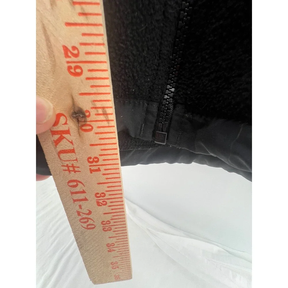 The North Face Black Fleece Jacket Men‎ Size Medium Polartec Zip Up Outdoor